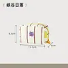 Necessaire Cultural e Criativa Bidimensional, Bolsa de Armazenamento de Grande Capacidade para Viagem, À Prova d'Água, Aparência Sofisticada, Bolsa de Cosméticos Portátil, Personalizável