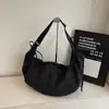 Bolsa de Ombro Estilo Coreano Moda Cor Sólida Formato Dumpling 2026 Nova Casual Grande Capacidade Transversal Leve Simples Tendência