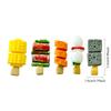 Pastel Comida Juguete Comida Artificial Grande Mixto Miniatura Comida Juguete Resina Pequeños Accesorios DIY Accesorios de Joyería Accesorios de Resina
