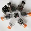 Enchufe Transparente Bobina de Válvula Solenoide Hidráulica Caja de Cableado del Solenoide 24V 220V con Cabezal de Luz Indicadora