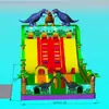 Fabricantes de castelo inflável com tema de dinossauro fornecem equipamentos de entretenimento esportivo ao ar livre Castelo Travesso Castelo Grande Paraíso