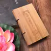 Sándalo Verde Tallado Sutra Portátil Corazón de Jackfruit Sutra de la Prajna Mantra de la Gran Compasión Bolsillo Ciprés Escritura Juguete de Mano