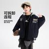 Chaqueta de Béisbol de Algodón Impermeable con Capucha Estilo Americano para Niños, Abrigo Grueso Acolchado Cálido Nuevo 2025 para Niños