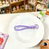 Novo Cordão Colorido Simples Trançado para Celular com Fecho de Mola DIY Joias de Miçangas Acessórios de Chaveiro com Cordão Trançado