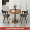 Mesa de Centro, Sala de Estar, Uso Doméstico, Conjunto de Mesa e Cadeiras para Negociação, Mesa Redonda Pequena Simples para Varanda, Mesa de Recepção para Lazer