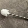 Escova de vaso sanitário de aço inoxidável de plástico doméstico escova de limpeza de vaso sanitário escova de limpeza de vaso sanitário de plástico necessidades diárias práticas