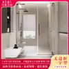 Ducha Lineal Habitación de Hotel Baño Separación Seca y Húmeda Mampara de Cristal Hundido Puerta Corredera de Baño Puerta de Baño