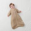 Saco de dormir para bebé, otoño e invierno, cuatro estaciones, universal, de una pieza, antipatadas, para niños, con hilo de algodón puro, bolsa para las piernas
