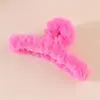 Pinza de Pelo de Felpa, Pinza de Garra Esponjosa, Pinza de Tiburón para Volumen de Cabello Grande, Pinza de Garra para el Cabello de la Parte Posterior de la Cabeza de Otoño e Invierno, Accesorio de Cabello Simple