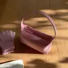 Nova Bolsa Versátil de Camurça para Mulheres, Bolsa Quadrada Pequena Horizontal de Cor Sólida Simples, Bolsa de Mão com Design Nicho Estilo Coreano Outono e Inverno