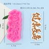 Fushou Ankang Salud Longevidad Molde de Silicona Molde para Chocolate Doblez Caramelo Estilo Chino Decoración de Pastel de Año Nuevo Horneado