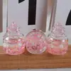 Vidro Luminoso Concha Pérola Garrafa Flutuante Garrafa Ara Gorducha Garrafa de Frutas Resina Artesanal Pingente de Bolsa de Chave