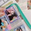 En Stock A5 Plástico PP Portafolio Transparente Páginas Interiores para Tarjetas de Juego Álbum Páginas Interiores Páginas de Almacenamiento para Tarjetas de Foto de Ídolos Páginas para Tarjetas