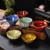 Horno de Cerámica Cambio Taza Individual Taza Maestra Taza Jianzhan Esmalte Tenmoku Taza para Té Gongfu Taza de Té Cuenco de Té Taza de Sombrero para Cata de Té Personal