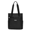 Bolsa de Lona con Logo Impreso, Bolsa Cruzada de Gran Capacidad, Bolsa Ecológica con Cremallera de Cuero, Producción de Bolsa Tote Vertical