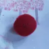 Acessórios de Bolinha de Pelo Pequena DIY Bolsa Pingente de Bola de Pelo de Coelho Rex Imitação Roupas Sapatos e Chapéus Acessórios de Bola de Pelo de Coelho Imitação