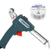 Kit de Ferro de Solda Elétrico 60W para Comércio Exterior, Pistola de Solda Automática, Tipo de Aquecimento Interno e Externo, Multivoltagem Disponível em Estoque