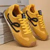 2026 Novos Sapatos Forrest Gump Estilo Casal Sapatos de Treino Alemães Unissex Bloco de Cores Sola Plana Sapatos Casuais Respiráveis Sapatos de Skate Esportivos