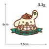 Lindo Personaje de Dibujos Animados Bordado por Computadora Parche de Tela Bordada Exportación Accesorios de Ropa Transfronterizos Ropa Infantil Parche Decorativo para Ropa