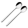 Cucharas y tenedores de acero inoxidable de mango largo estilo coreano para adultos, tenedores de fruta para el hogar, tenedores para bistec, lindos al por mayor de fábrica