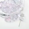 Urso de Vidro Buraco Vertical Luz Fantasia Buraco Reto Acessórios de Cristal Feito à Mão DIY Corrente para Celular Pulseira Colar Acessórios com Contas