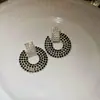 Aretes de Plata S925 Estilo Fragante Perla Asimétricos Estilo Natural Tranquilo Personalidad Temperamento Combinación Total Simples Aretes de Amor