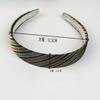 Diadema a Rayas para Mujer Nueva Tela Ala Ancha Simple Elegante Dulce Sello de Cabello Estilo Chanel Combinable Explosiva Diadema Nicho