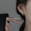 Pendientes de Plata 925 con Aguja Retorcida y Diseño Único, Pendientes Nuevos de Moda Exquisitos para Mujer, Tachuelas de Oreja de Gama Alta