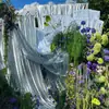 Tela de Folia Dorada de una Cara para Decoración de Fondos de Bodas y Festivales, Cortina de Boda, Tela para Ropa de Escenario, Cortina