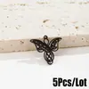 5 Piezas/Bolsa Colgantes Transfronterizos Acero Inoxidable Pulido Brillante Colgantes de Ángel Huecos Accesorios para Joyería DIY Listos para la Venta