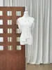 Conjunto de Dos Piezas para Mujer 2026Ss Cleanfit Relajado Estilo Coreano Chal Transpirable Chaleco con Cuello Azul Marino Top Ajustado