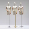 Suporte de display para manequim de loja de roupas de alta qualidade, manequim de display de corpo inteiro para roupas femininas, suporte de modelo feminino