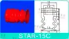 Accesorios para Brazo Robótico Ventosa Roja de Cabeza Grande de 3 Capas STAR-12C/15C/20C/25C/30C/40C/50C