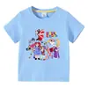 2026 Camiseta de Verano para Niños Estilo Nuevo Manga Corta Ropa para Niños Estudiantes Estilo Coreano Algodón Pantalones Cortos de Manga Corta para Niñas Conjunto de Dos Piezas