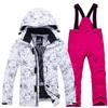 Nuevo Traje de Esquí para Niños Traje para Niñas Niños Medianos y Grandes Traje Exterior Engrosado Pantalones Cálidos de Invierno