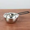 Olla para derretir chocolate de acero inoxidable 304, olla para azúcar, tazón para derretir a prueba de agua, herramienta para hornear, olla para derretir cera, herramienta para velas