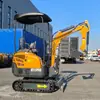 Exportado a Estados Unidos Ht15 Excavadora Pequeña 1.5t Diésel Excavadora Pequeña Excavadora Agrícola Excavadora Pequeña