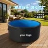 Alberca inflable personalizada, alberca de agua cepillada de PVC, alberca para bañarse y para peces, alberca inflable plegable, alberca inflable para exteriores en casa