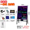 Placa de Publicidade Eletrônica Fluorescente Colorida, Outdoor LED Luminoso, Placa de Exibição Comercial Manuscrita para Barraca de Feira Noturna ao Ar Livre