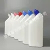 Botellas de plástico para limpiador de inodoros al por mayor de 500 ml, botellas vacías para limpiador de inodoros y desincrustante, botellas de embalaje especial para uso diario