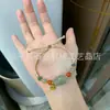 Colgante de Buda de Jade Hetiano Jadeíta Natural, Colgante de Cerradura de Nube Propicia de Calabaza Guanyin de Jade Hetiano, Colgante de Jade para Hombres y Mujeres