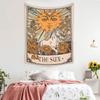 Tapices de Tarot Transfronterizos Riyue Colgantes de Pared Tela Decorativa Impresa Digitalmente Tela de Fondo para Transmisiones en Vivo Tapices de Cabecera