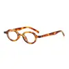 Monturas de Gafas Retro Pequeñas Ovaladas de Estilo Japonés y Coreano para Mujer, Monturas Retro Europeas y Americanas sin Graduación para Hombre, Se Pueden Personalizar con Lentes Graduados