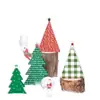 Artesanía de Madera para Árbol de Navidad de Venta Caliente Transfronteriza Adornos Decoraciones de Mesa Navideñas Artesanías de Madera