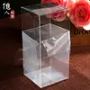 Caja de Embalaje Transparente de 6 cm, Caja de Plástico, Disponible en Tamaños 6*6*A, Soporta Cajas de Regalo Transparentes para Recuerdos de Boda y Dulces