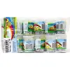 Vasos de PVC Prata com Glitter 3G - Caixa com 12 Unidades