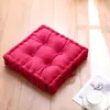 Cojín Cuadrado de Terciopelo Engrosado para Silla de Oficina para Estar Sentado Mucho Tiempo, Cojín de Felpa Antideslizante para Silla de Estudiante, Tatami para el Hogar