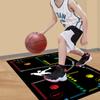Tapete de Treino de Basquete para os Pés Antiderrapante Universal para Interior e Exterior Treino Esportivo Controle de Ritmo Drible Redução de Ruído Isolamento Acústico