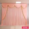 Tecido de Fundo para Palco de Casamento Cortina de Gaze de Fundo Cortina de Palco Cortina de Tecido de Teatro Decoração de Casamento Decoração de Apresentação de Jardim de Infância