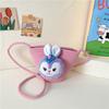 Bolsos Infantiles de Dibujos Animados de Paja Nuevos Lindos Bolsos Cruzados de Hombro para Niñas Bolsos Cubo Tejidos Lindos de Dibujos Animados para Mujer